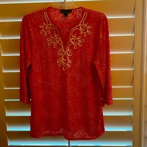 Tropical Print Tunic